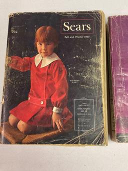 Sears Catalogs- Fall/Winter 1965 and Fall/Winter 1972