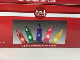 4 Boxes of 35 Ct. Mini Lights