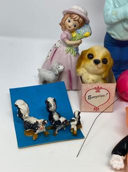 Assorted Vintage Collectibles and Figurines