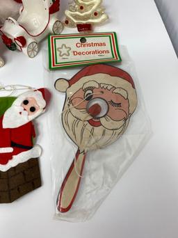 Christmas Figures, Ornaments, Stuffed Teddy Bear