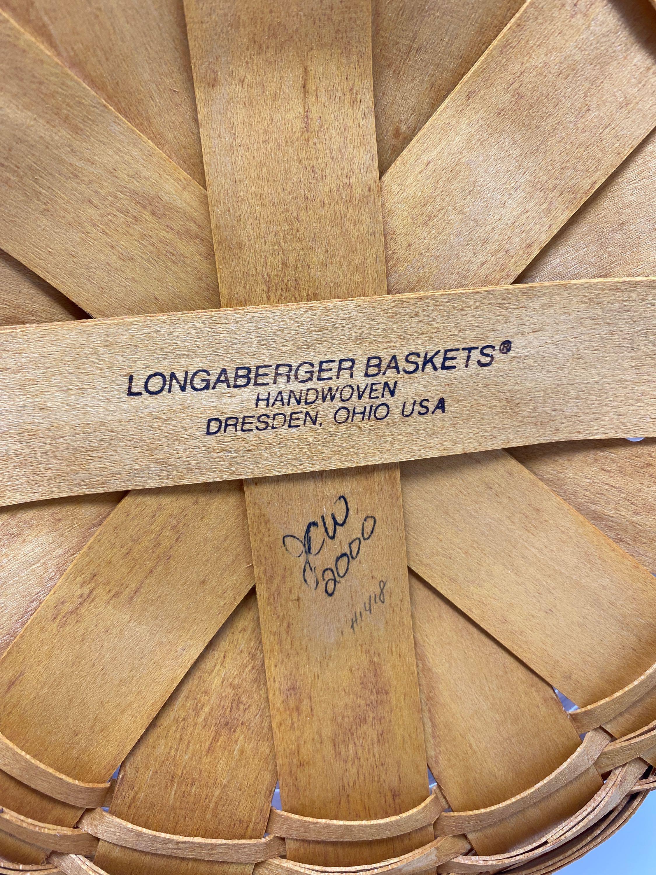 2 Longaberger Baskets- 1995 & 2000