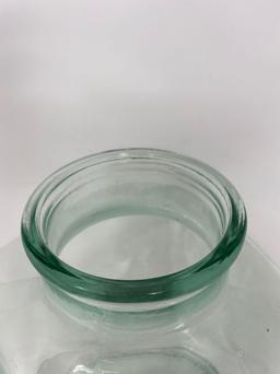 Glass Beverage Jar with Cork Lid and Spigot