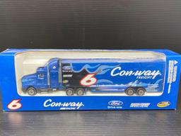 Road Champs MFX Tractor Trailer and Conway Racing Tractor Trailer