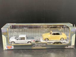 American Classics Truck and Car on Trailer