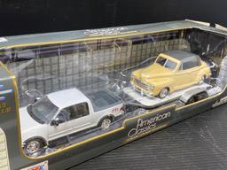 American Classics Truck and Car on Trailer