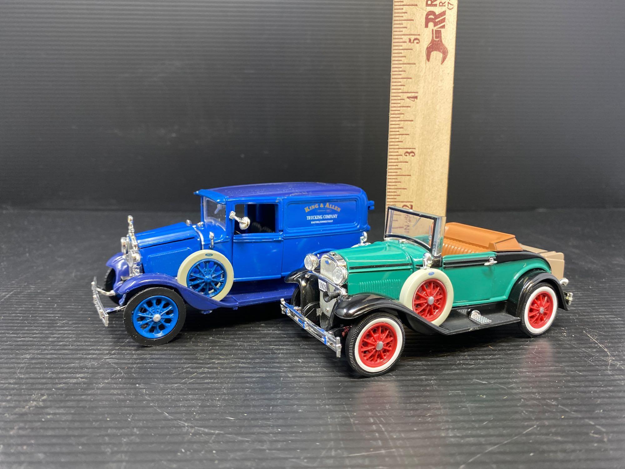 1929 Ford Roadster and 1931 Ford Model A with Original Boxes