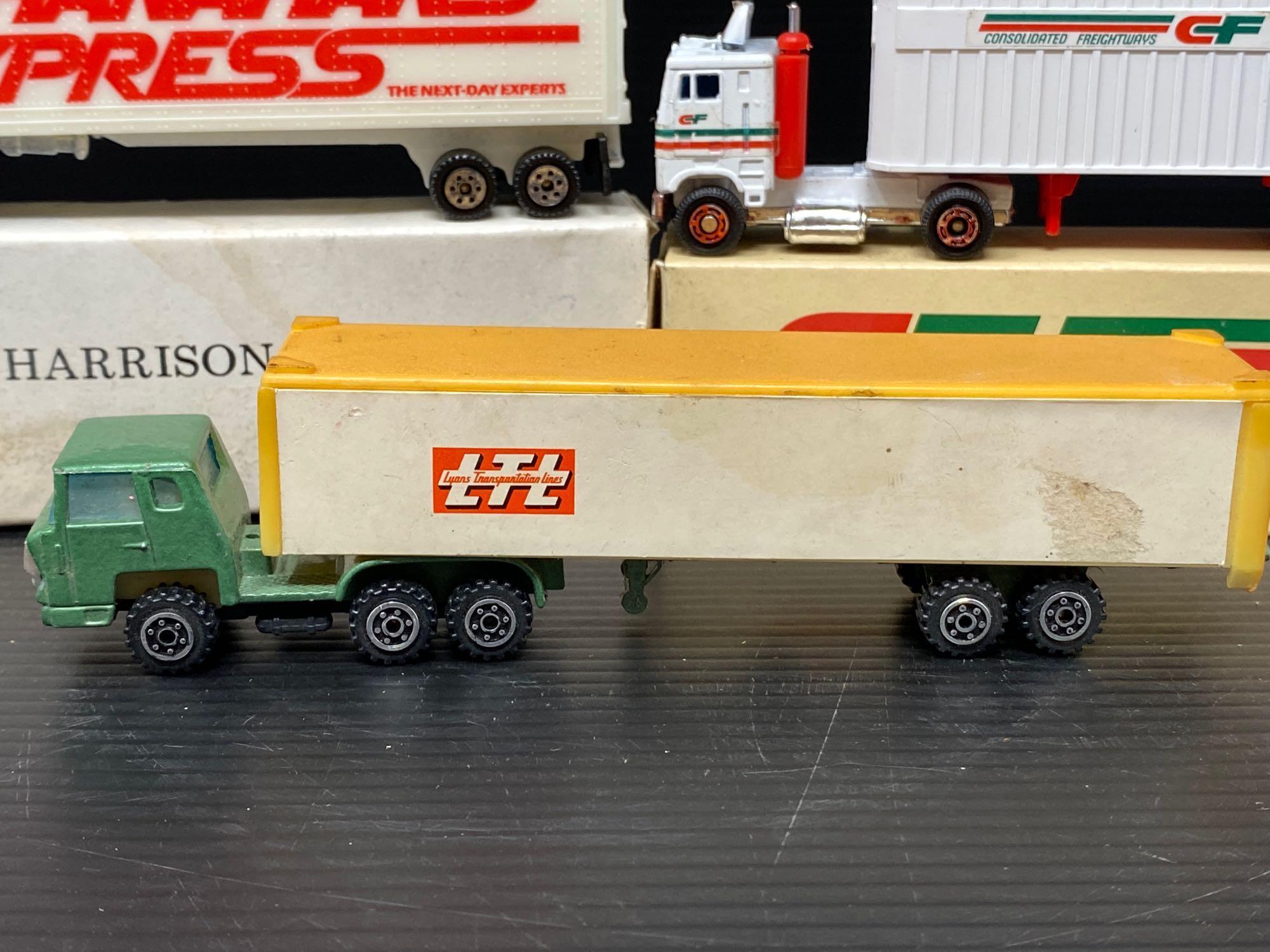 3 Toy Tractor Trailers