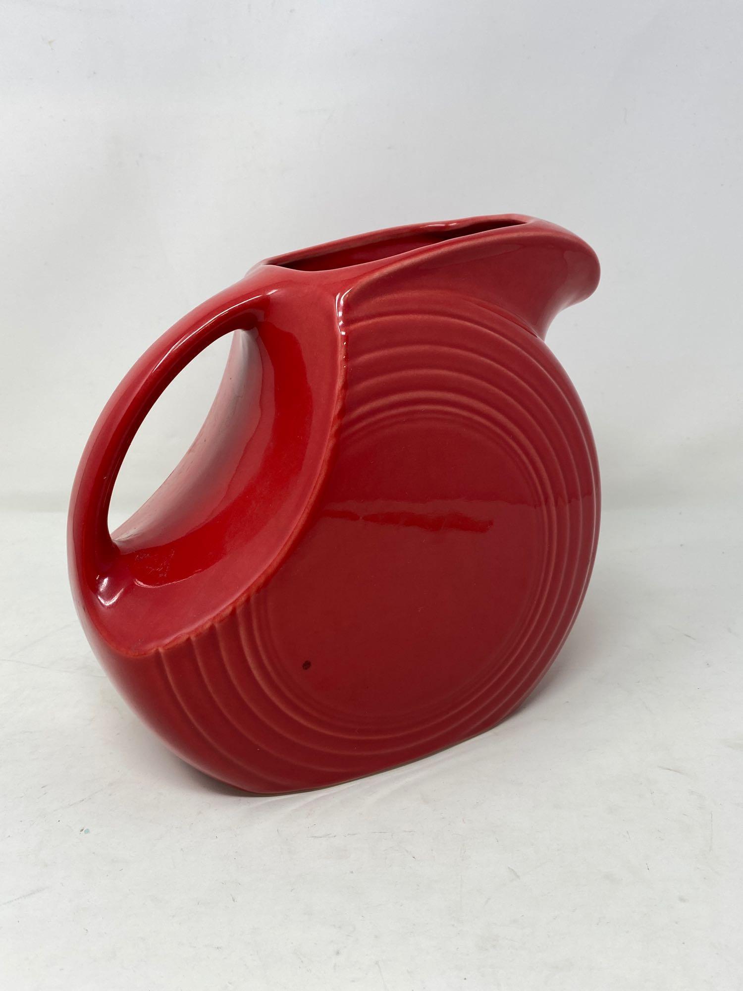 Fiesta: Red Pitcher and Yellow Gravy Boat