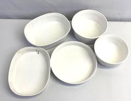 Corningware French White Baking Dishes