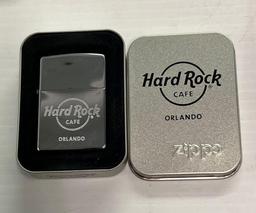 2 ZIPPO Hard Rock Cafe Lighters, PHOENIX & ORLANDO