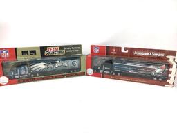 NFL Ltd. Ed. Peterbilt "Eagles" Tractor Trailer and Transport Series "Eagles" Tractor-Trailer