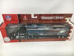 NFL Ltd. Ed. Peterbilt "Eagles" Tractor Trailer and Transport Series "Eagles" Tractor-Trailer