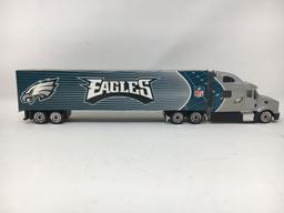 3 NFL "Eagles" Tractor Trailers, Die Cast- No Boxes