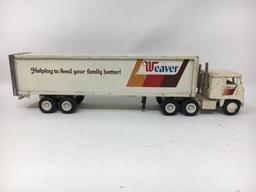 Weaver Tractor Trailer and Diamond Spring Tanker- No Boxes