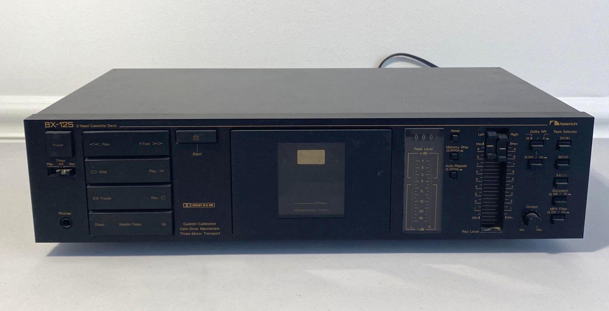 Nakamichi BX-125 2-Head Cassette Deck