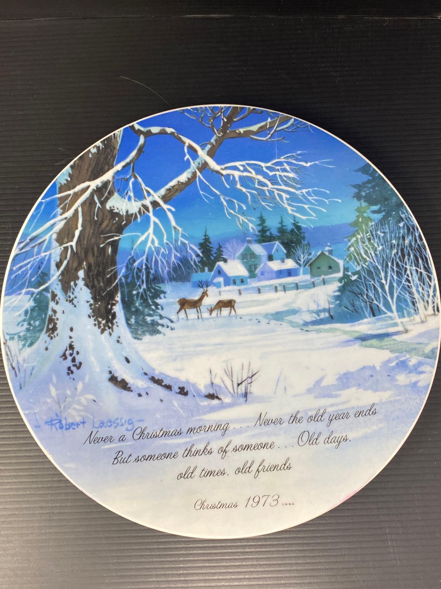 5 Decorative Plates- All Christmas/Winter Themed