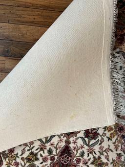 Area Rug with Fringed Edge