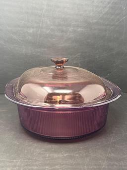 Visions by Corning Glass Lidded Roaster