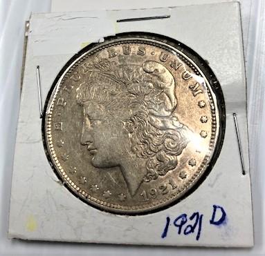 1921-D SILVER DOLLAR