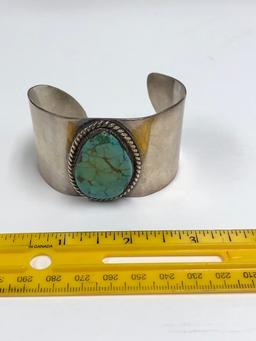 Sterling Silver Turquoise Cuff