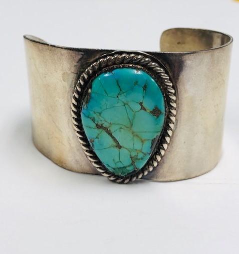 Sterling Silver Turquoise Cuff