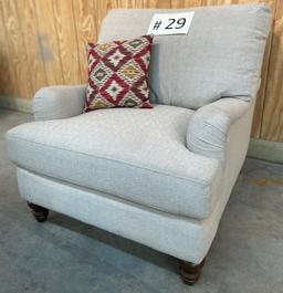 Overstuffed Upholstered Chair