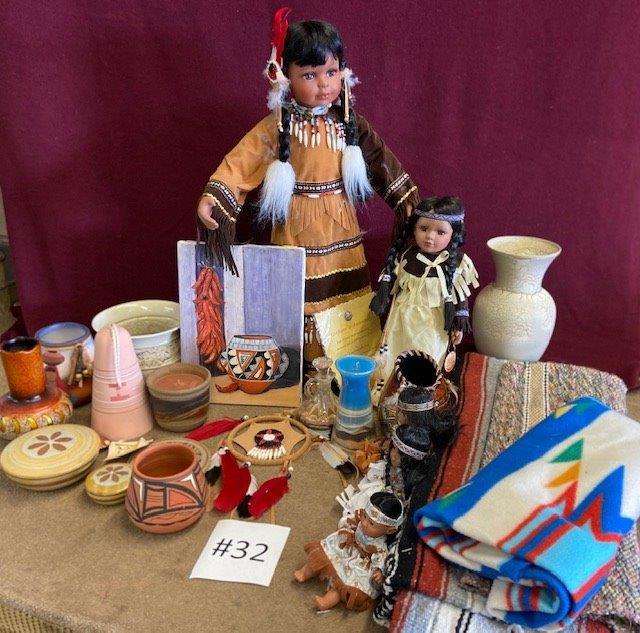 LOT OF NATIVE AMERICAN ITEMS