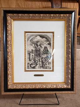 "Birth of the Virgin" by Albrecht Durer Framed