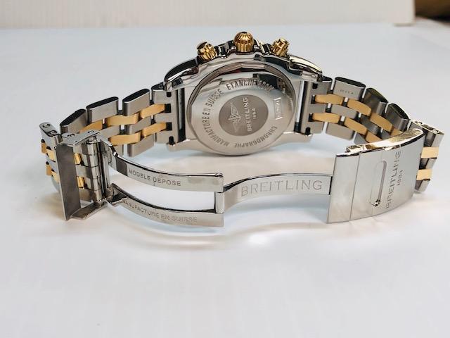 BREITLING TWO TONE CHRONOMAT 44 MEN'S WATCH