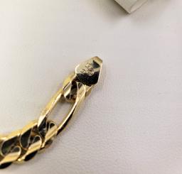 14KT YELLOW GOLD BRACELET 7.5" IN LENGTH MADE IN ITALY