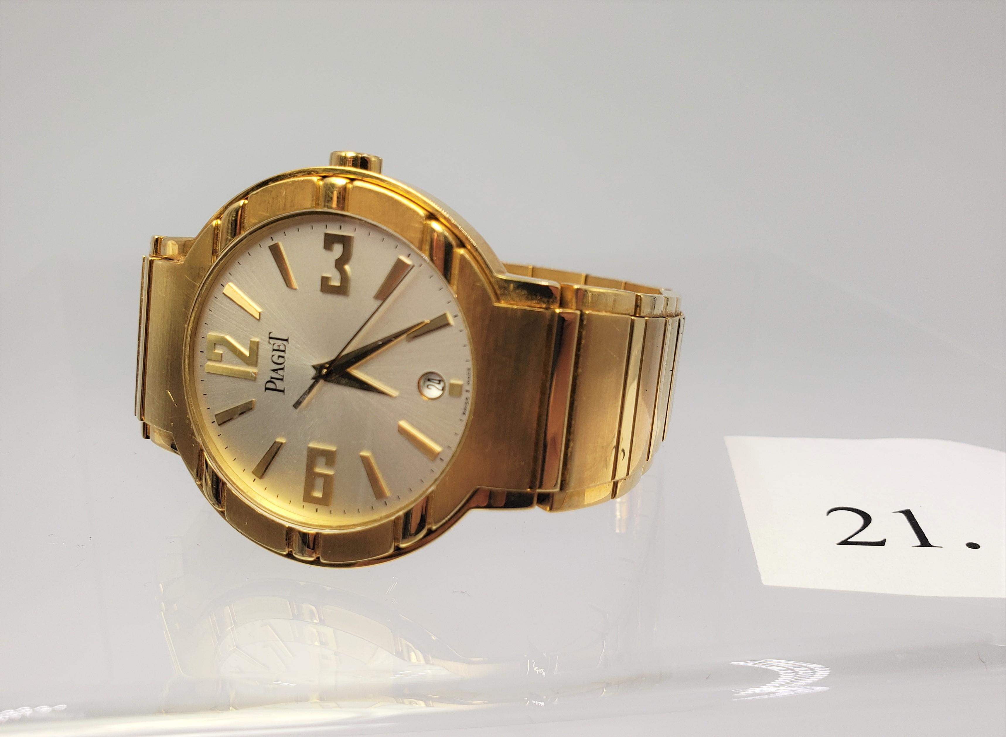 18KT YELLOW GOLD PIAGET WATCH