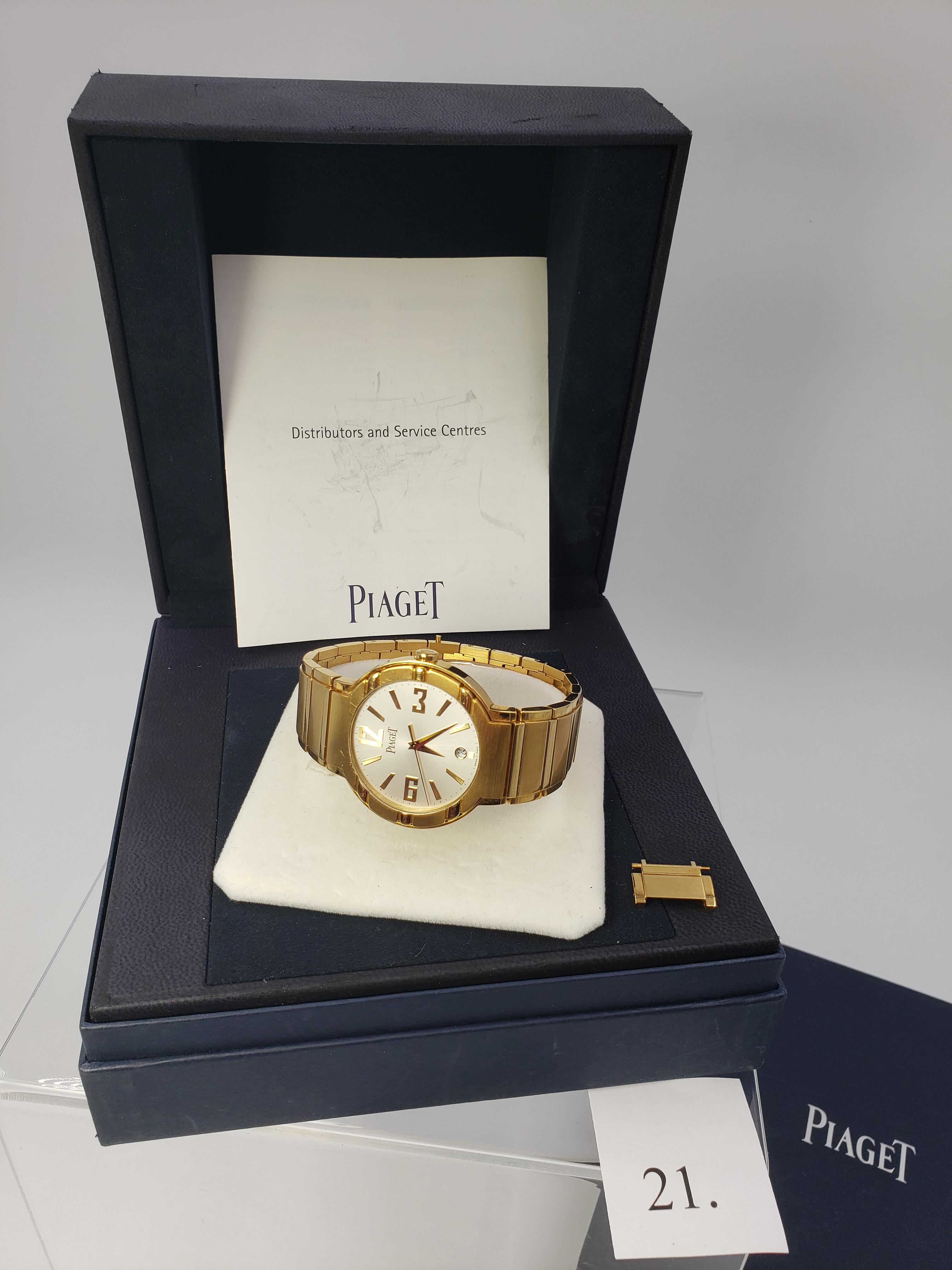 18KT YELLOW GOLD PIAGET WATCH