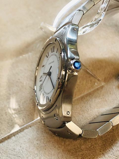 STAINLESS LADY'S CARTIER SANTOS WATCH