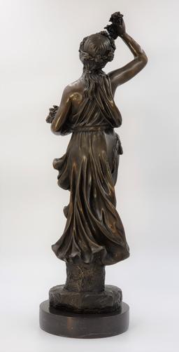 BRONZE LADY STATUE