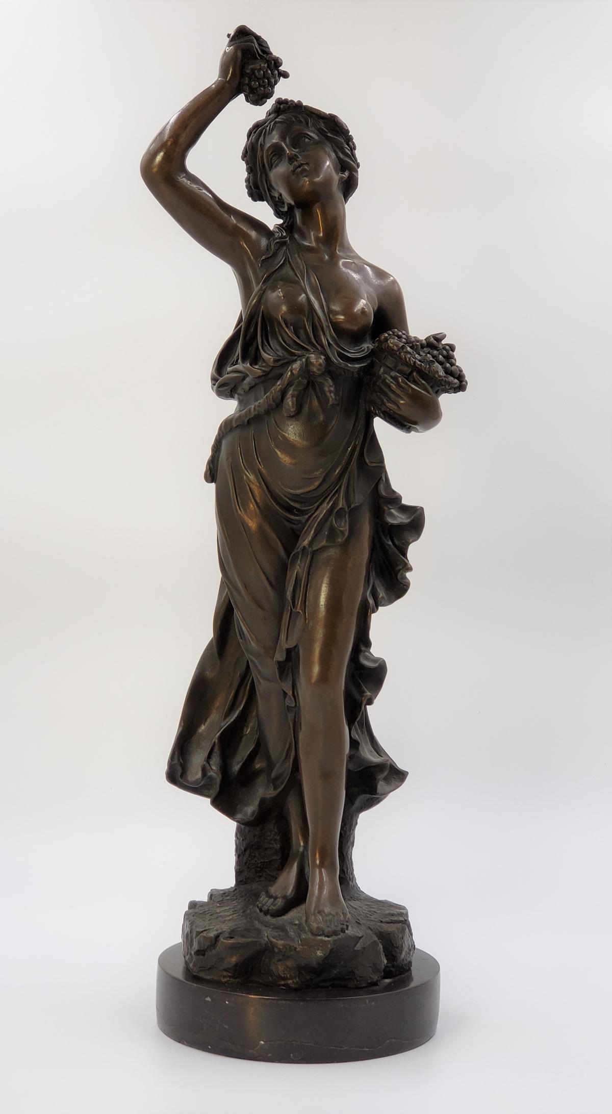 BRONZE LADY STATUE