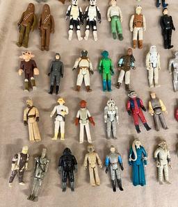 (44) VINTAGE STAR WARS FIGURINES