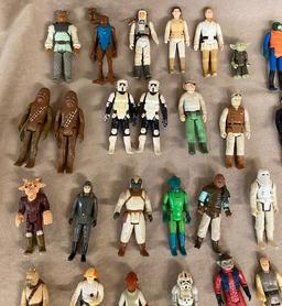 (44) VINTAGE STAR WARS FIGURINES