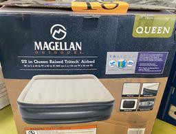 QUEEN SIZE AIR MATTRESS AND 12 X 12 TENT