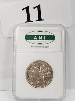 1939 ANI AU58 HALF DOLLAR