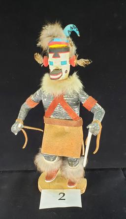 SIGNED MOUNTAIN SHEEP DANCER KACHINA DOLL