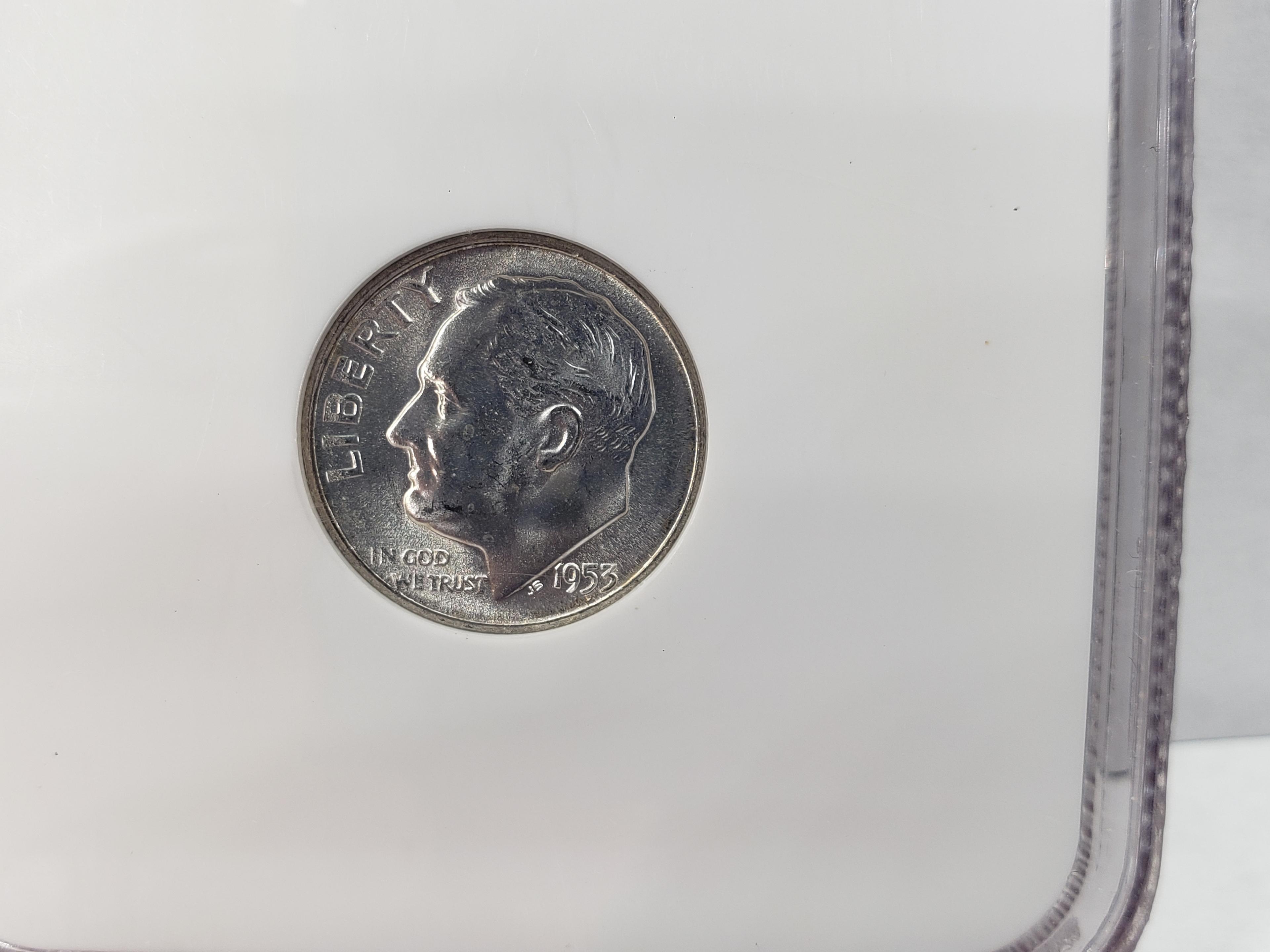 1953 NGC MS66 SILVER DIME