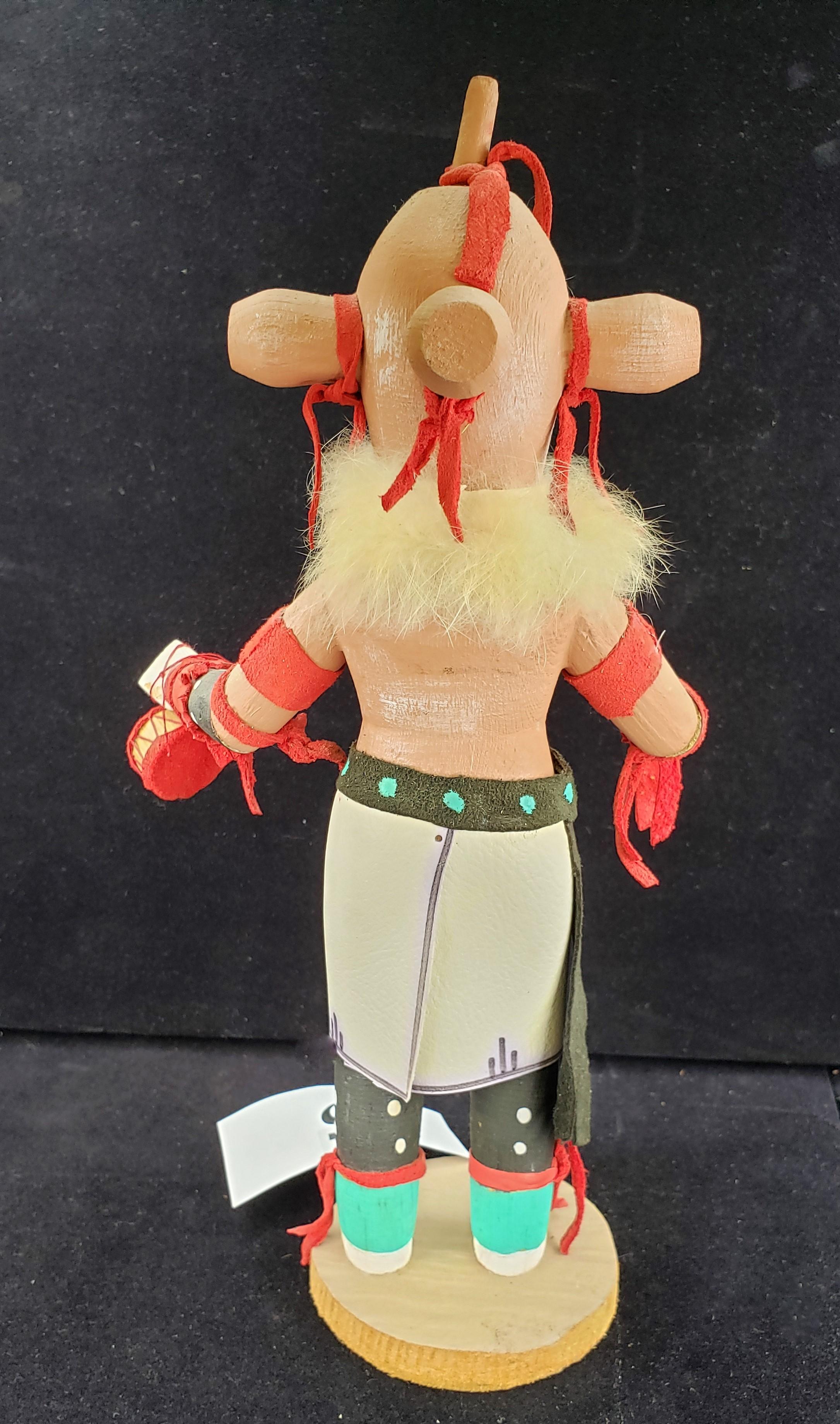 SIGNED NAVAJO MUDHEAD KACHINA DOLL