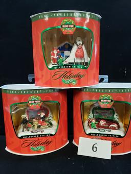 3PC MILLENNIUM HOLIDAY EDITION HOT WHEELS SET