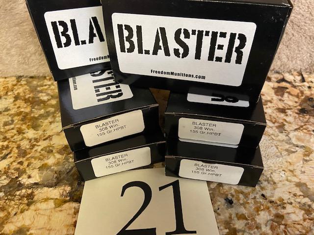 (6) BOXES BLASTER .308 WIN