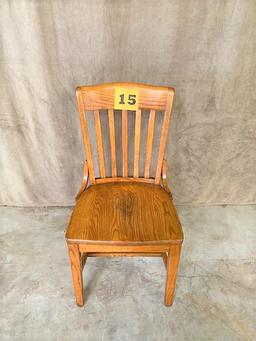 Lot of 20 Wood Dining Chairs