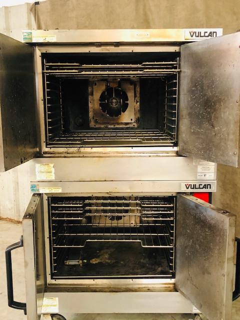 Vulcan Natural Gas Double Deck Full Size Gas Convection Oven