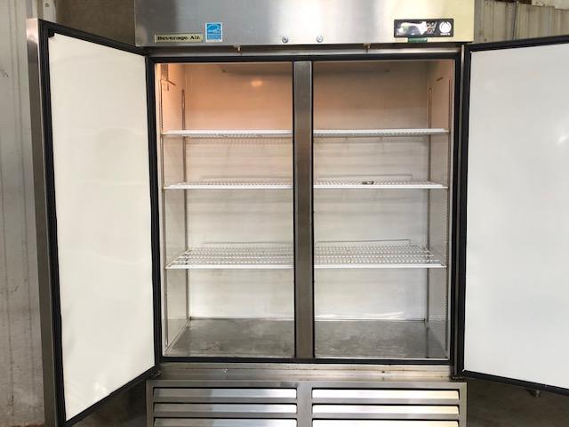 Beverage Air Stainless Double Door Refrigerator