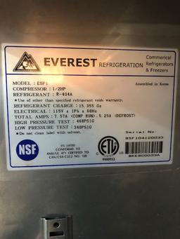 Everest Stainless Upright Freezer