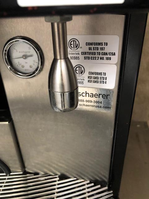 Schaerer Coffee Art Plus Espresso Machine Retail $8,995.00