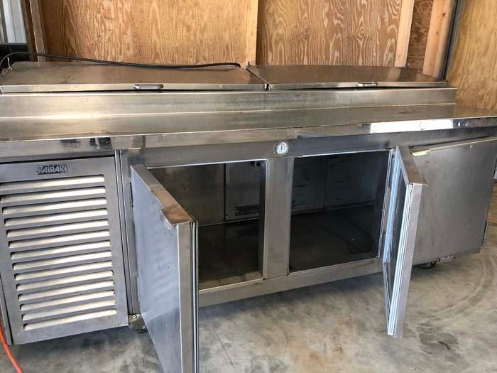 KAIRAK 3 DOOR STAINLESS PREP STATION